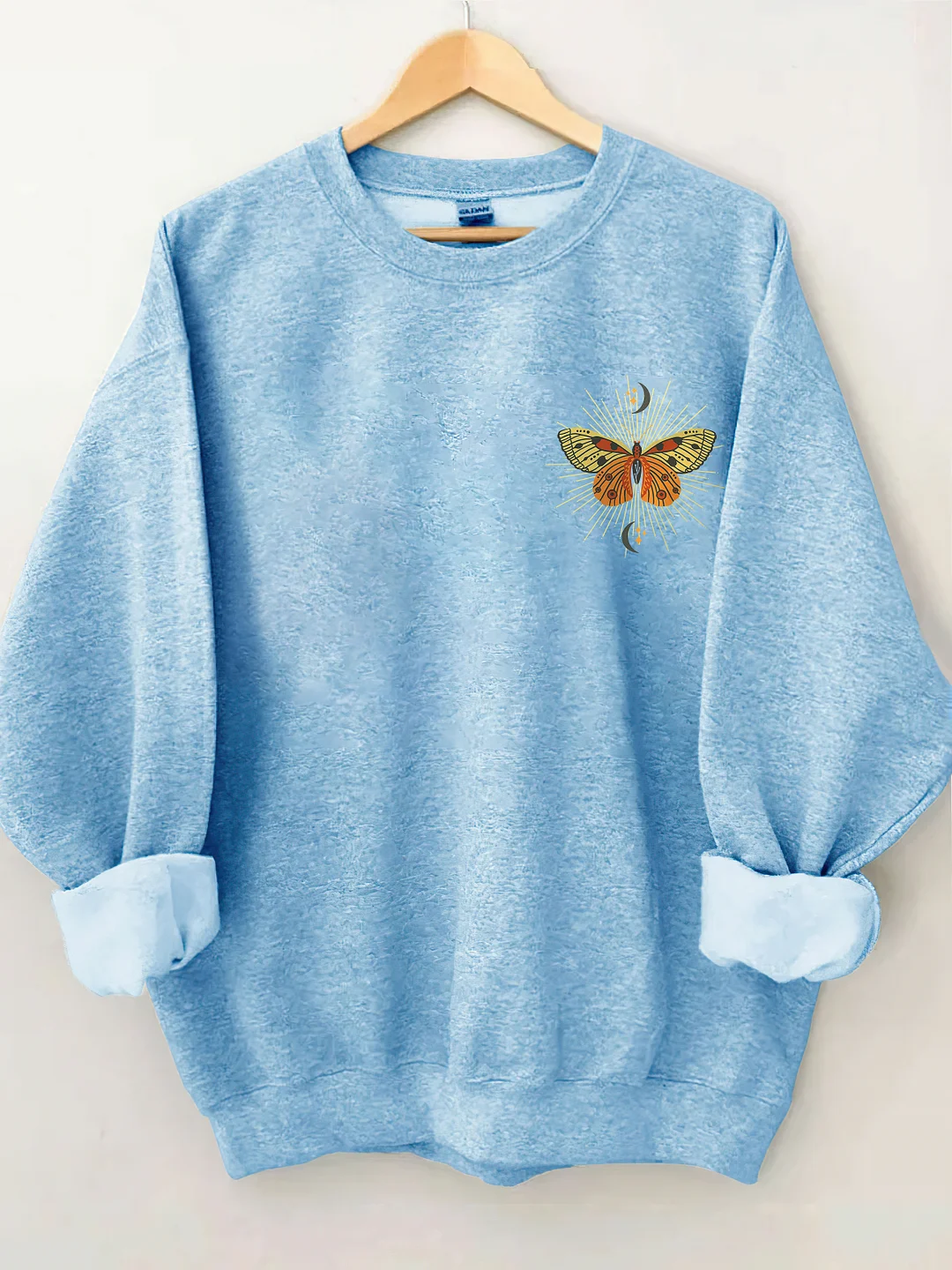 Celestial Moth Butterfly Sweatshirt