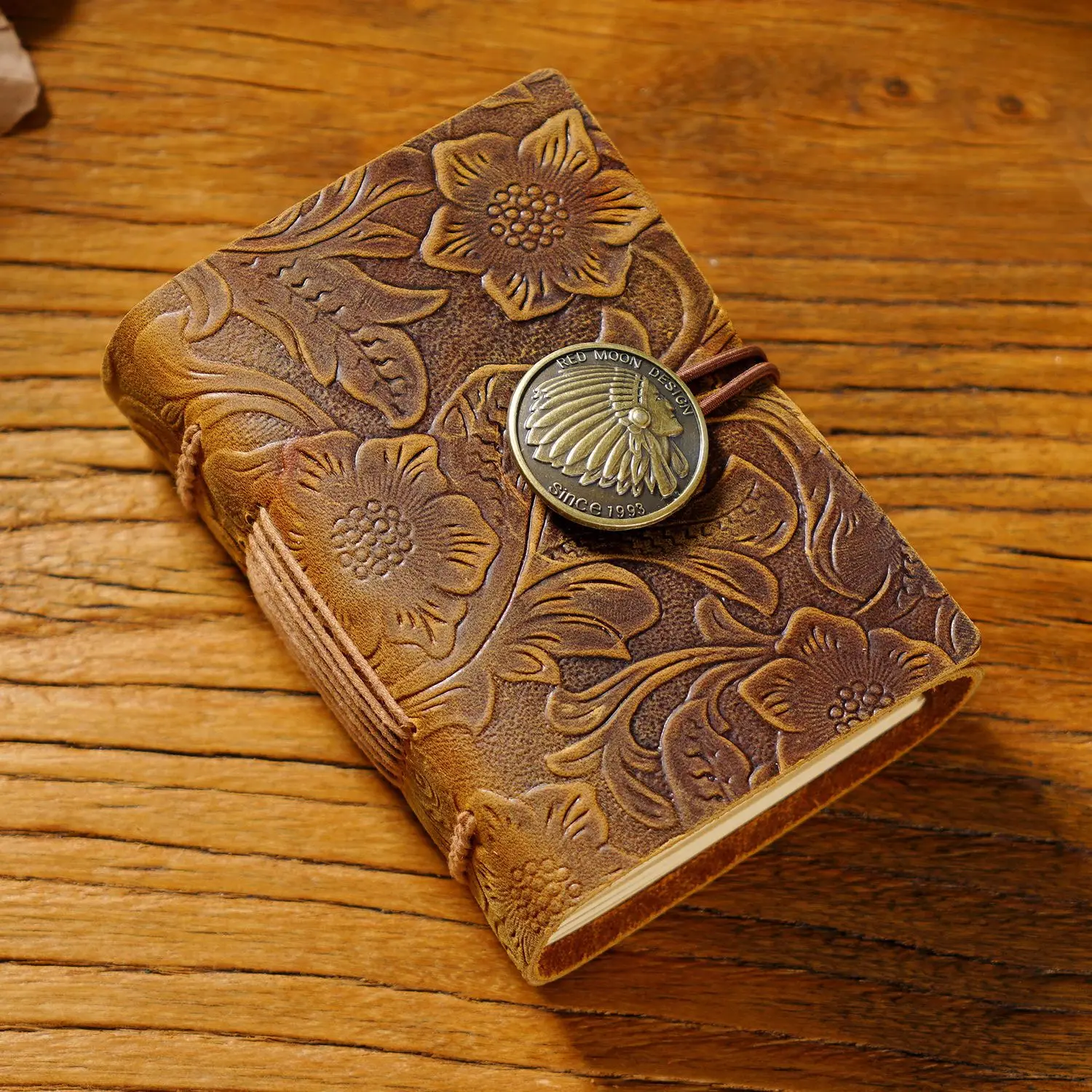 Fromthenon Handmade Cowhide Book Portable Small Gift Notebook Diary Graffiti Retro Memory Pocket Book Diary Notebook