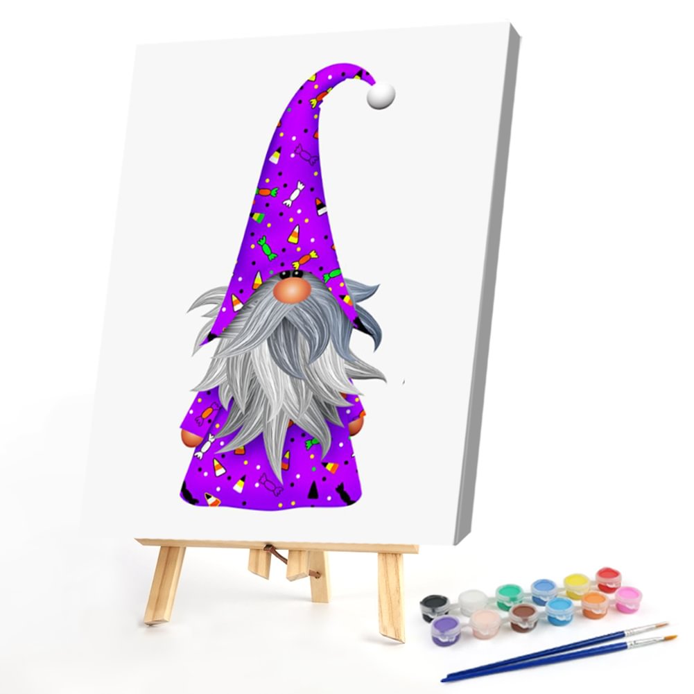 DIY Painting By Numbers Kit Christmas Gnome (40*50cm)