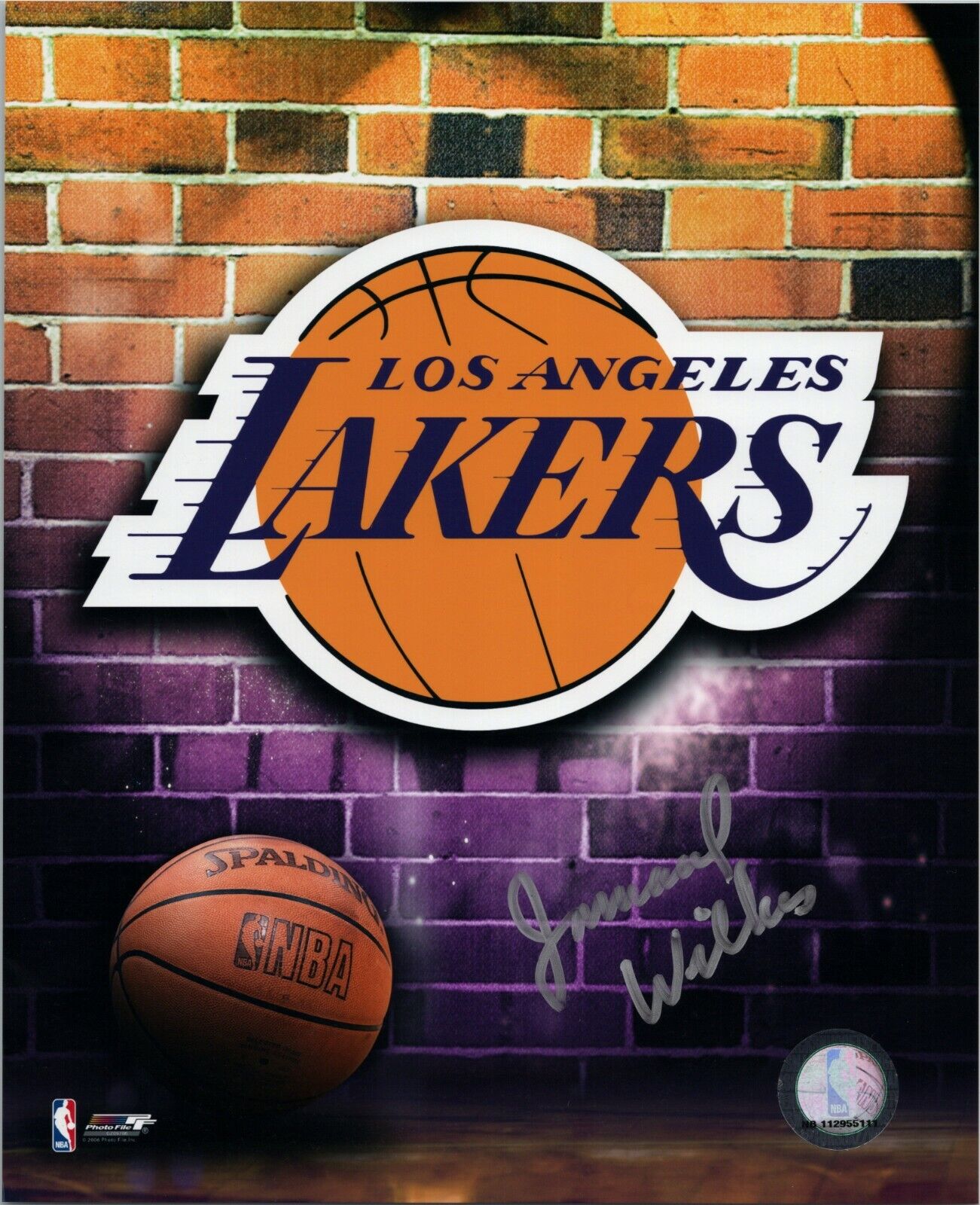 ~~ JAMAAL WILKES Authentic Hand-Signed LOS ANGELES LAKERS