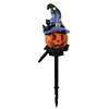 Solar Pumpkin Stake Light Resin Halloween Outdoor Garden Decorative Lamp