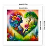 Four Seasons Loving Girl-11CT Stamped Cross Stitch 40*40cm/15.75*15.75in tapestrymarket