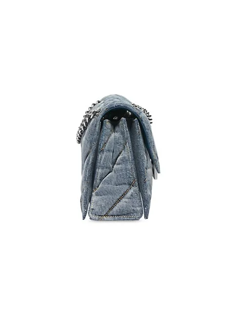Balenciaga Crush Small Chain Bag Quilted Denim 3.8 out of 5 Customer Rating