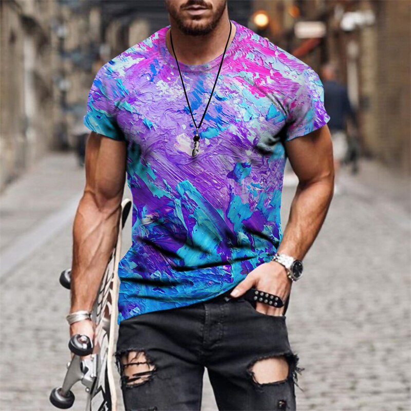 

Colorful - 3D Printed Men T Shirt, Xxl, 501 Original