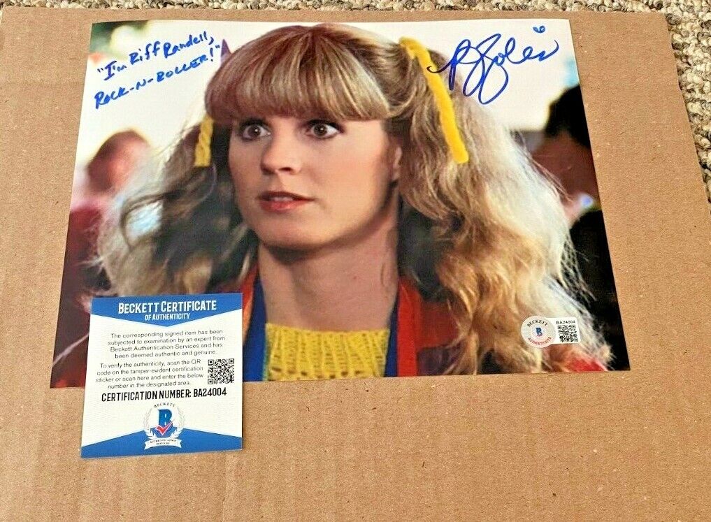 P.J. SOLES AUTOGRAPHED ROCK & ROLL HIGH SCHOOL 8X10 Photo Poster painting BECKETT CERTIFIED BAS