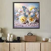 Diamond Painting - Full Round Drill - Flower Butterfly(Canvas|40*40cm)