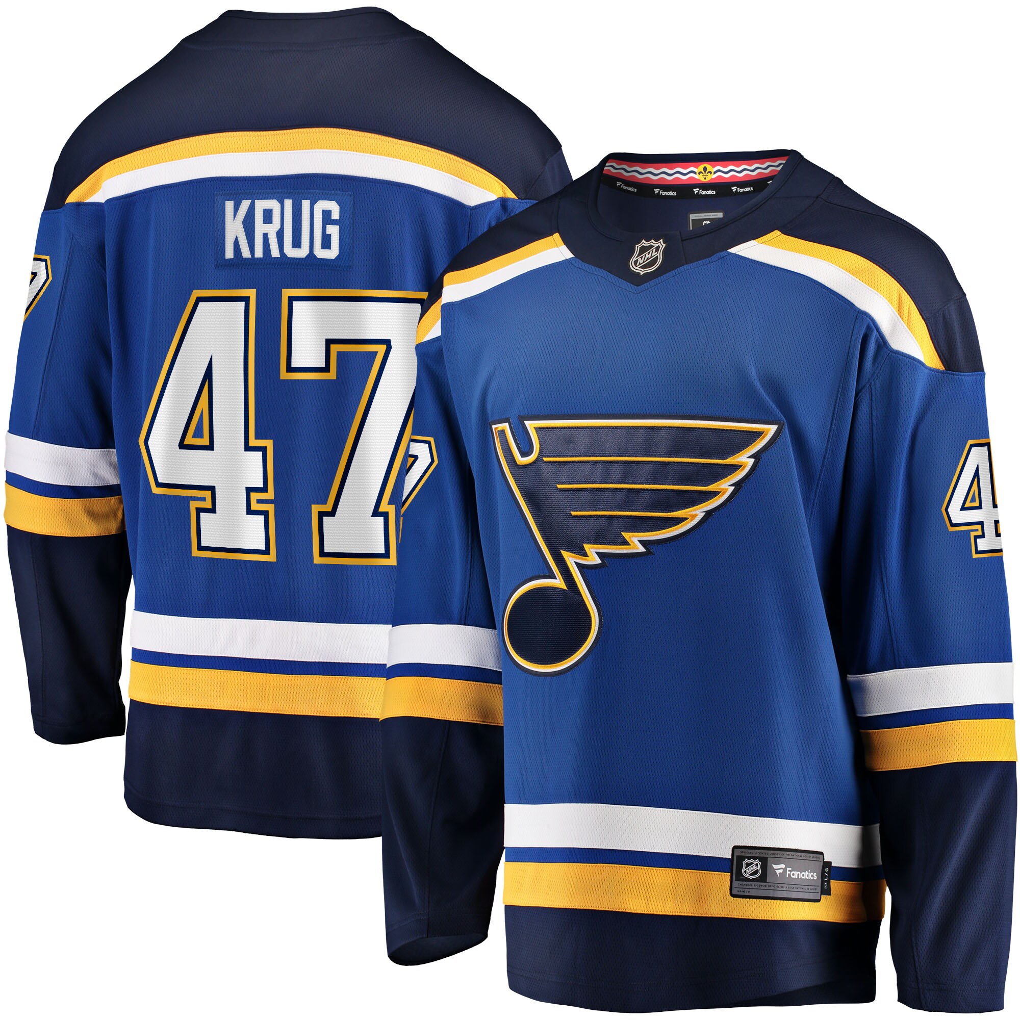 Torey Krug St. Louis Blues Fanatics Home Breakaway Jersey – Blue mysite