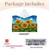 Diamond Painting Sunflower Tissue Box for Kitchen Restaurant Bar Office Party
