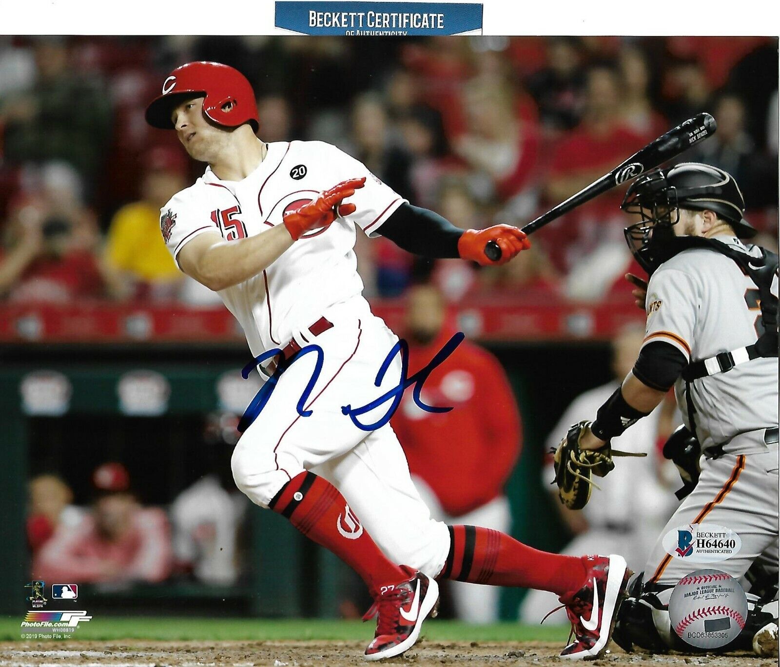 NICK SENZEL signed autographed CINCINNATI REDS 8X10 Photo Poster painting w/ COA BECKETT