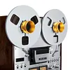 1 Pair Reel To Reel Tape Nab Hub Adapter Polished Aluminum Alloy 10 Inch Opener