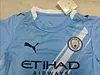 Joyfball 2025/2026 Kids Size Manchester City Home Football Shirt 1:1 Thai Quality