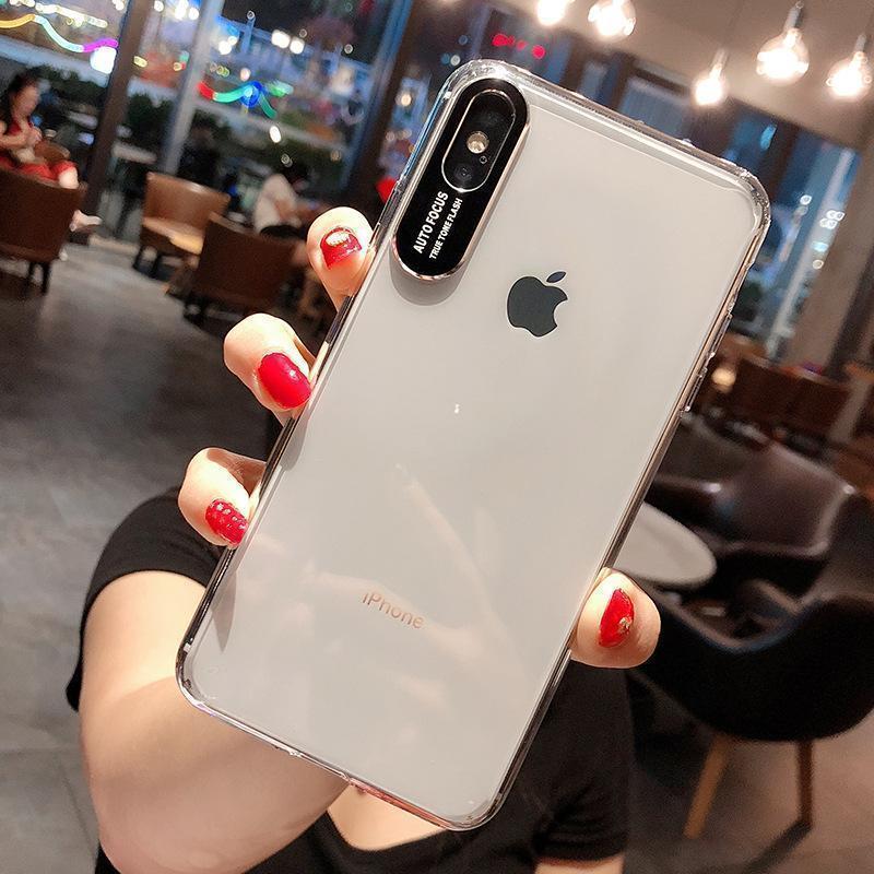 Transparent  Drop Falling Protection Camera Protection Soft Silicone Protective Case for iPhone XS Max XR XS X 7 Plus 8 Plus 7 8 6sPlus 6Plus 6s