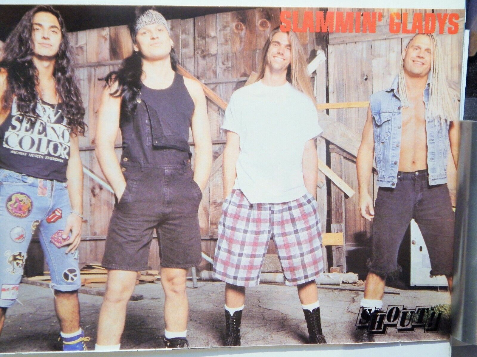 SLAMMIN' GLADYS ORIGINAL VTG 1992 Photo Poster painting