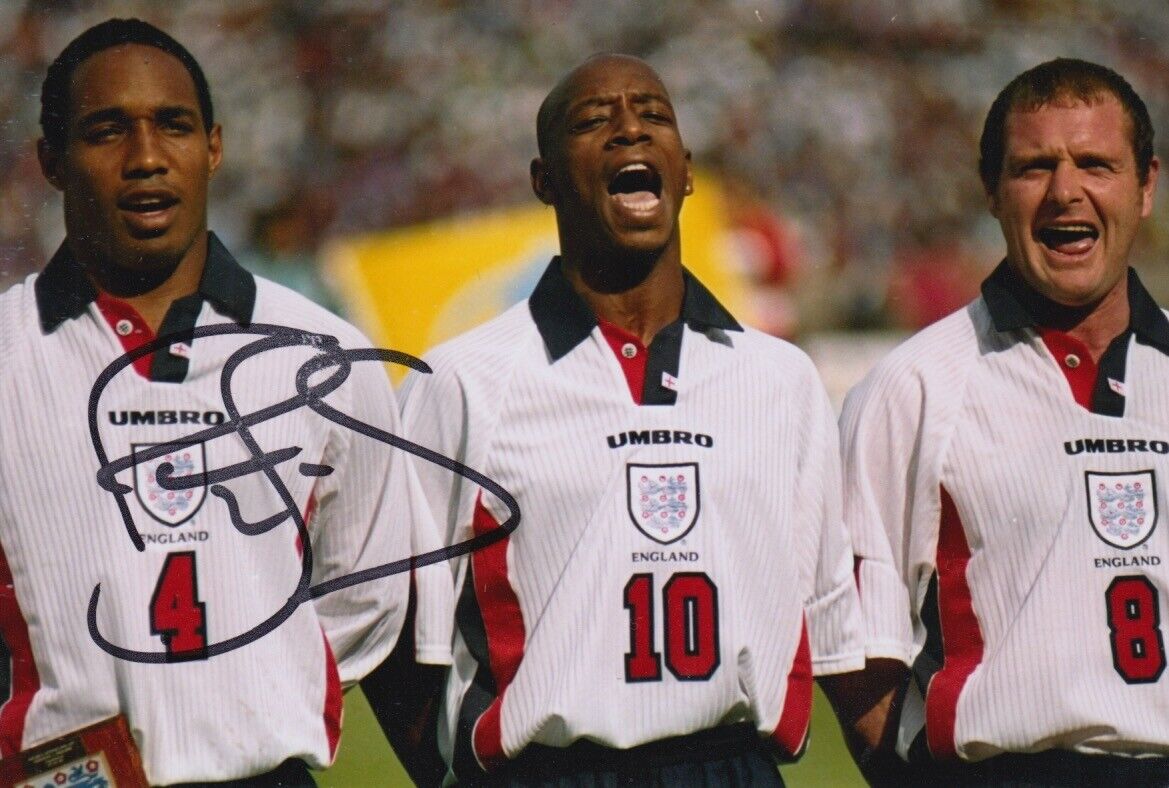 PAUL INCE HAND SIGNED 6X4 Photo Poster painting ENGLAND FOOTBALL AUTOGRAPH 1