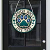 Diamond Painting Spoiled Dog Suncatcher Pendant For Window Door Garden Decor