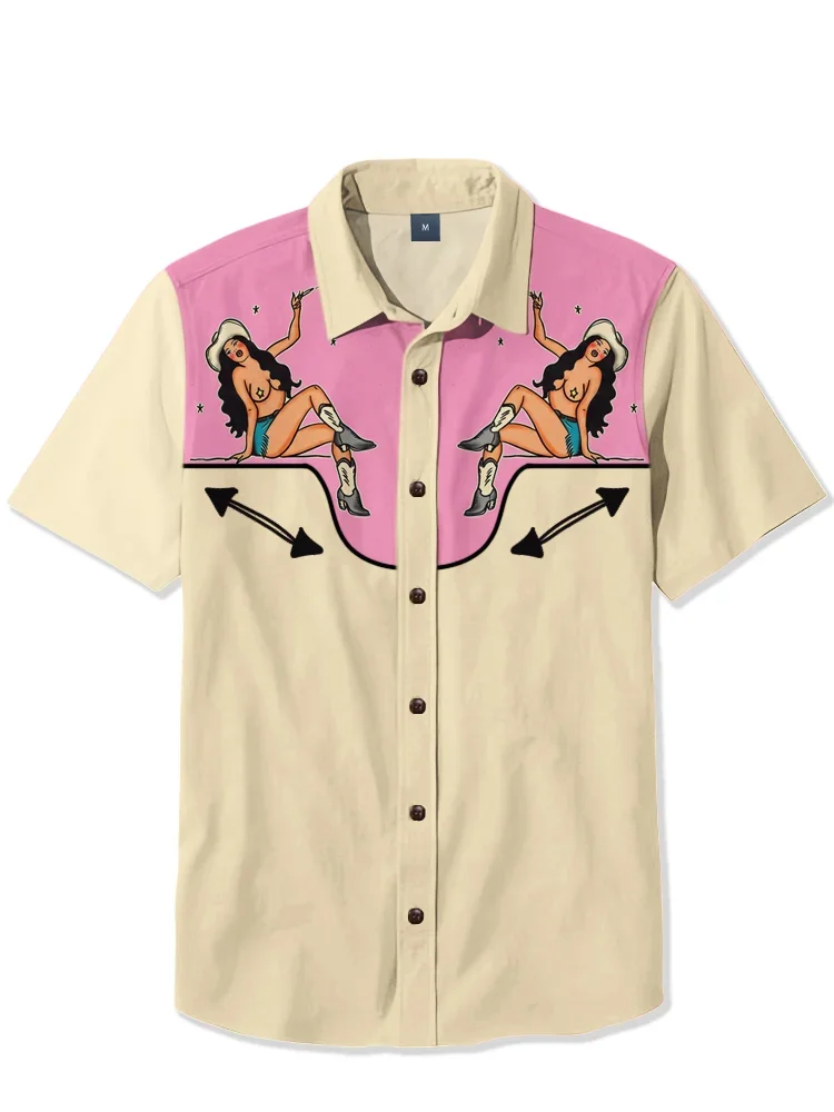 Suitmens 100% Cotton  - Western Cowgirl  Shirt