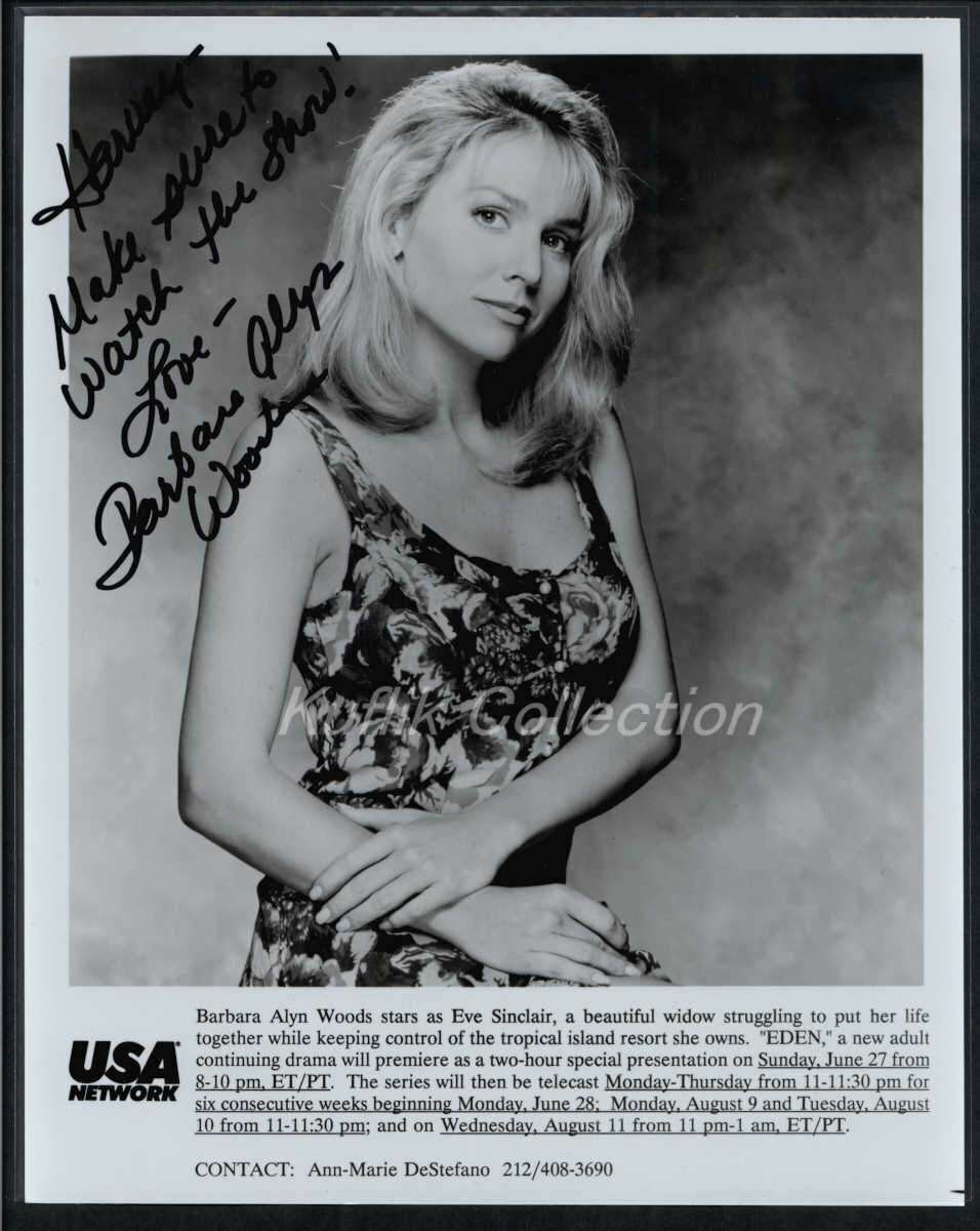 Barbara Alyn Woods - Signed Autograph Movie Still - Eden