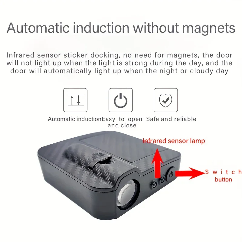 Car Wireless LED Door Car Logo Projector (2PCS)