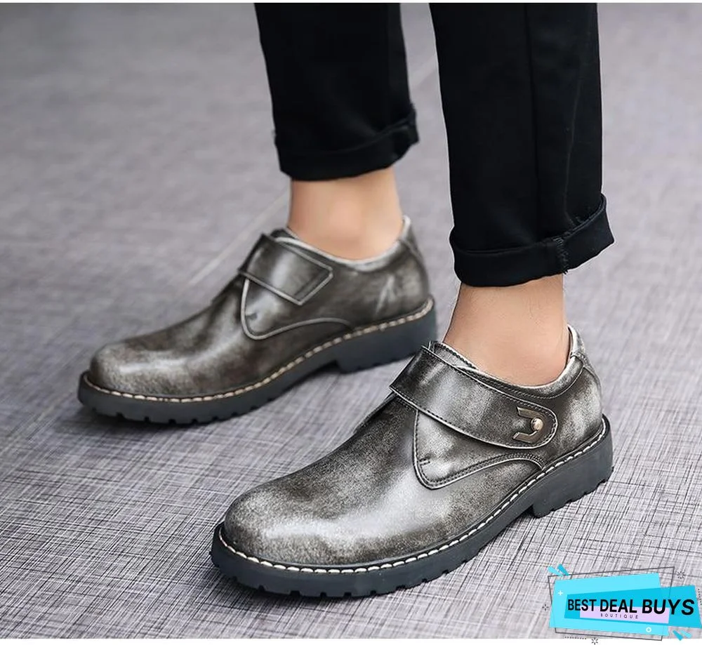 Men's Oxford Shoes Men Flats Fashion Genuine Leather Casual Men Shoes