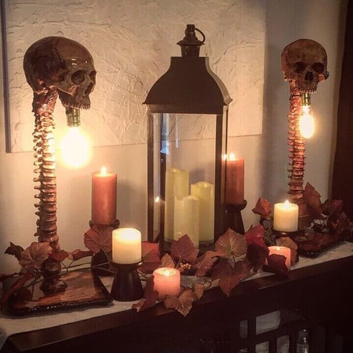 Halloween Skull Table Lamp - Appledas