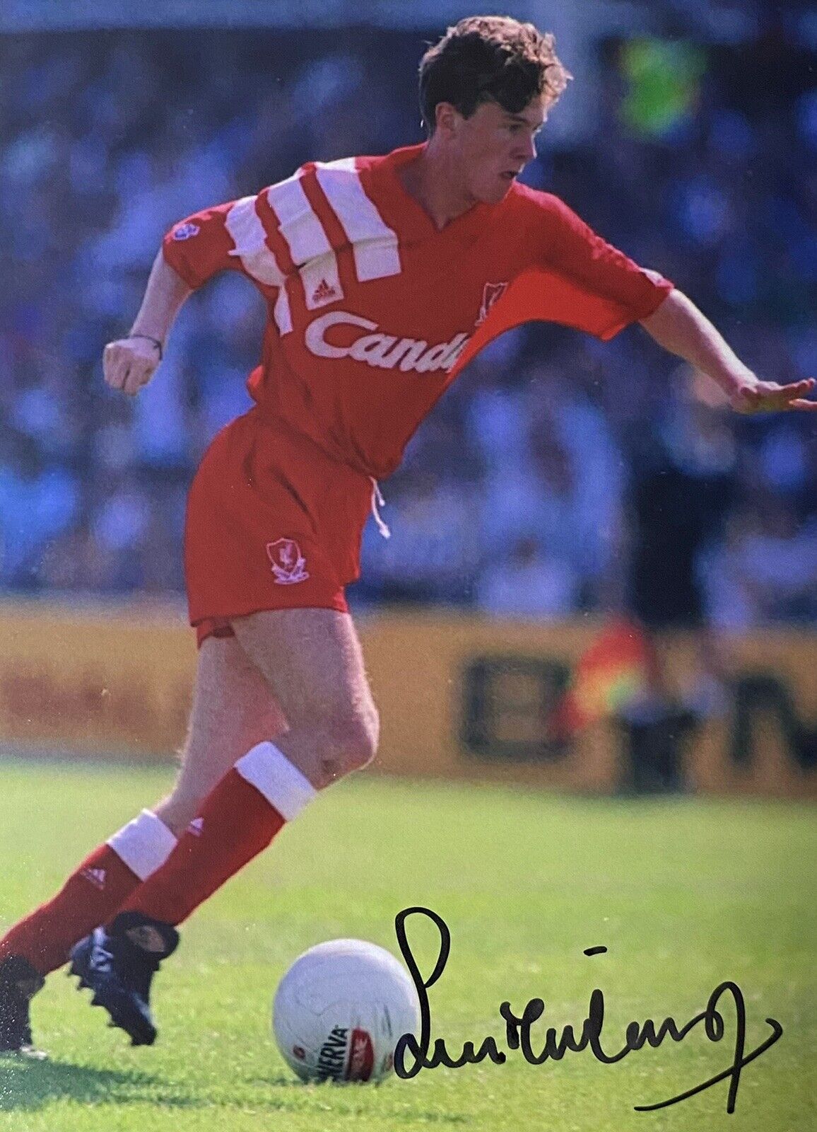 Steve McManaman Genuine Hand Signed Liverpool 6X4 Photo Poster painting