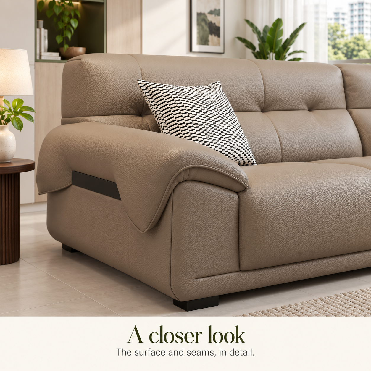 W09 Sofa - Taupe — Product view 3
