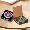Mandalas Leather Diamond Painting Notecard Box 5D DIY Diamond Art Note Box