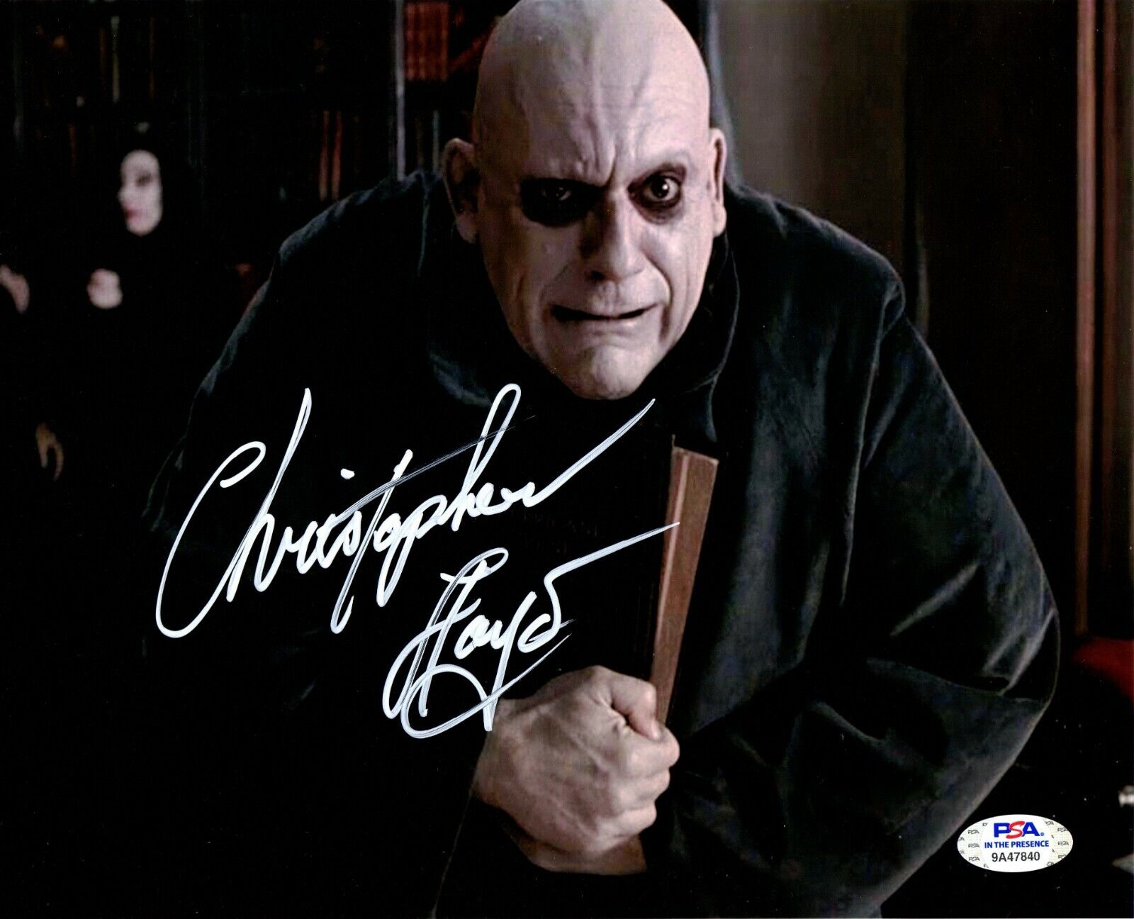 Christopher Lloyd autographed signed 8x10 The Addams Family PSA COA Uncle Fester