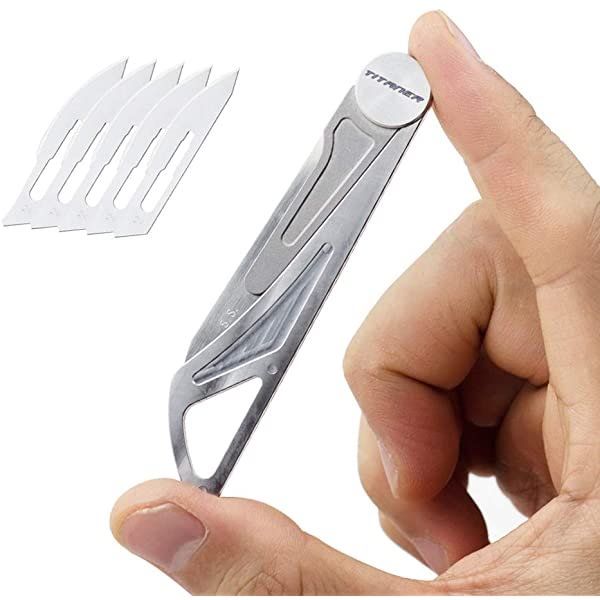 TITANER Titanium EDC Folding Pocket Knife 