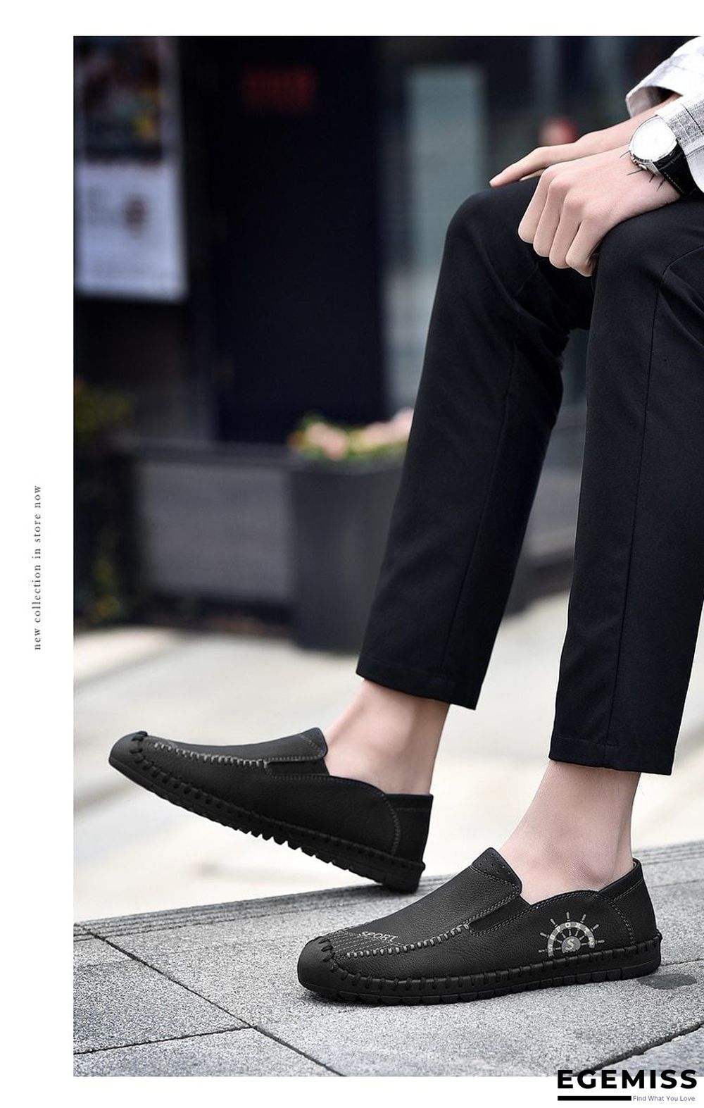 Casual Shoes Fashion Men's Shoes Casual Driving Shoes Soft Moccasins Flats Footwear Men Loafers | EGEMISS