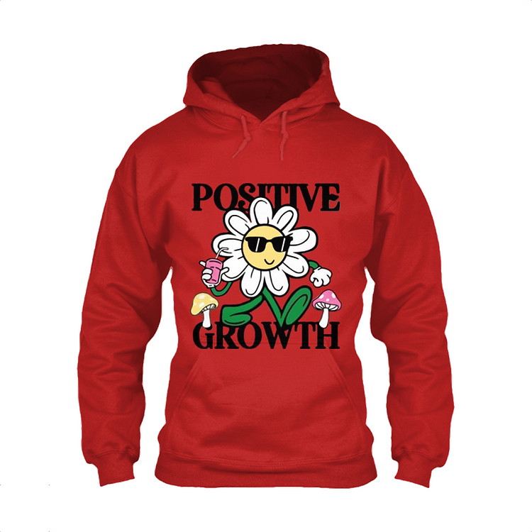 Positive Growth, Flower Classic Hoodie