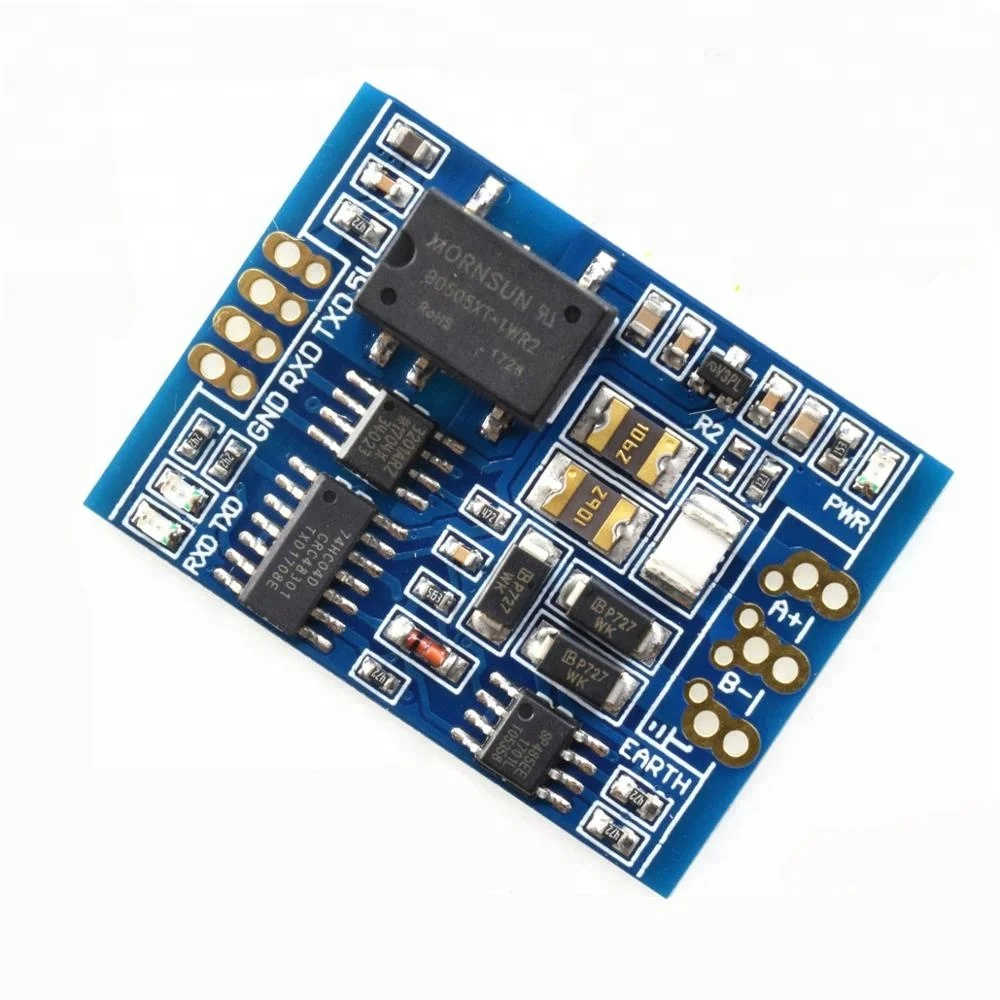 Isolated TTL to RS485 Converter Module with RXD TXD RS485 to TTL Converter with Isolation Communication