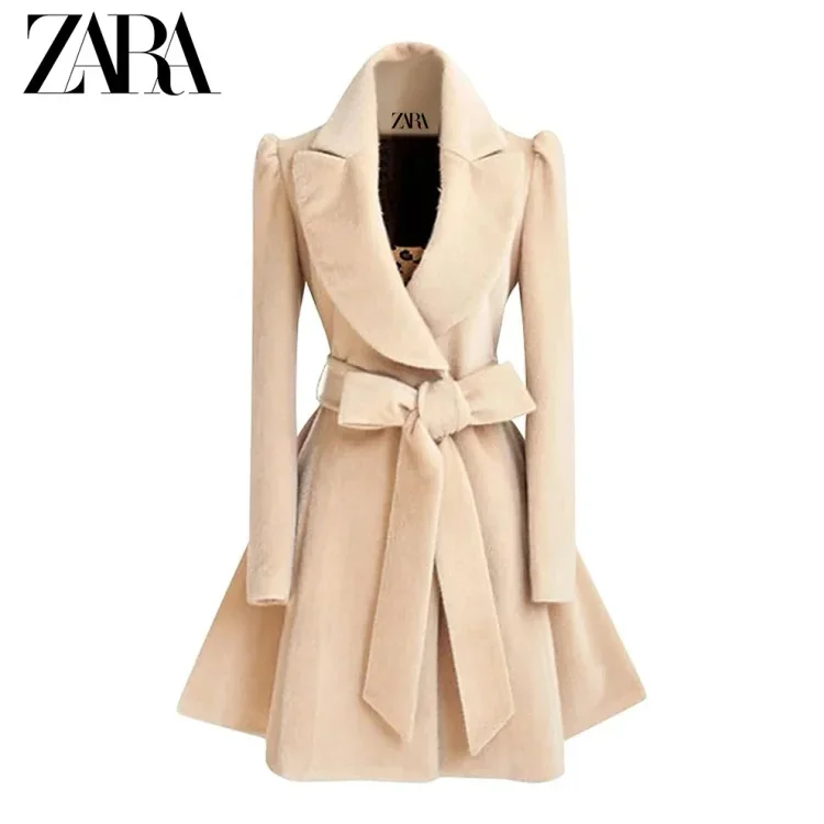 ZARA®Casaco feminino com cintura estreita