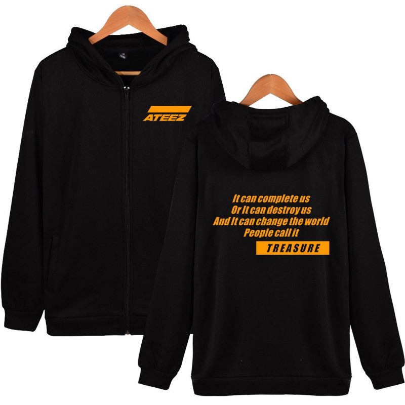 ATEEZ Album Print Zip Hoodie