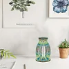 Blumenmuster aus Holz - 5d DIY Bastelvase