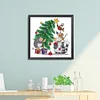 Stamped Cross Stitch-Christmas Tree  (28*28cm)