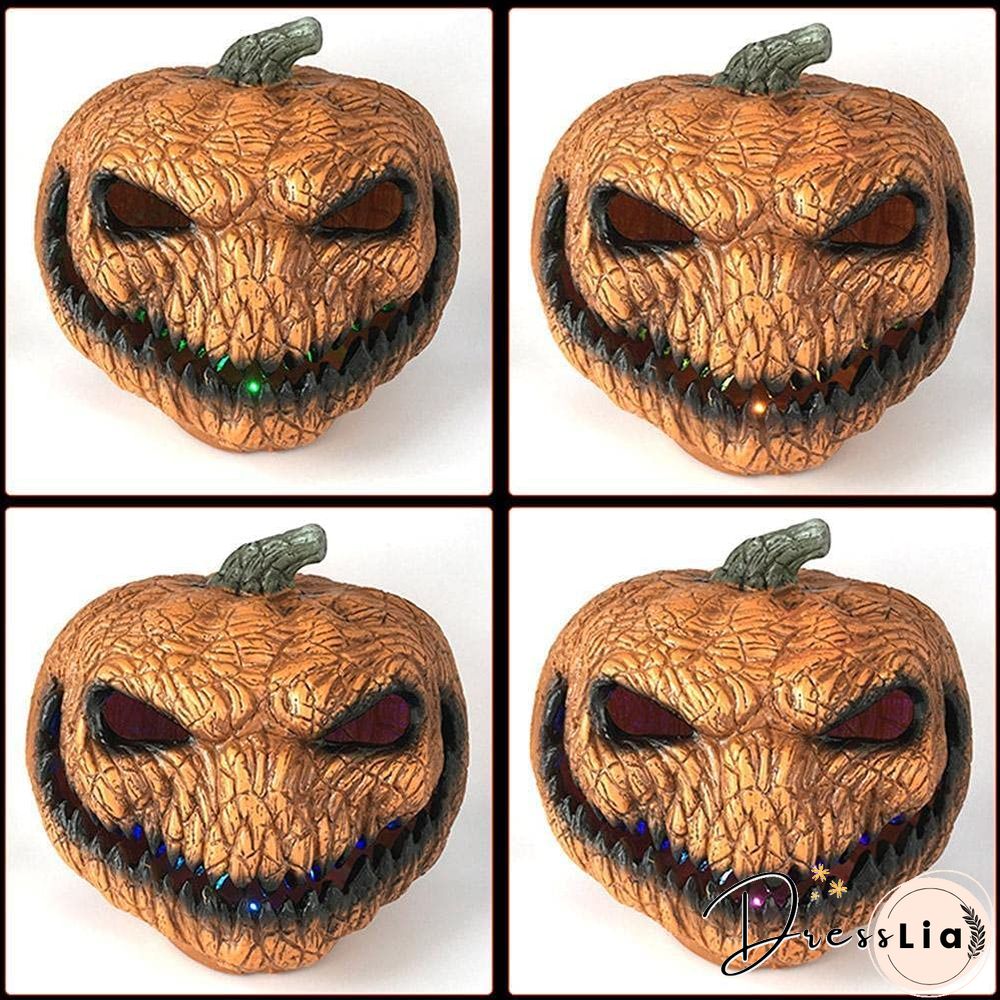 Light-up Evil Pumpkin For Halloween Decoration