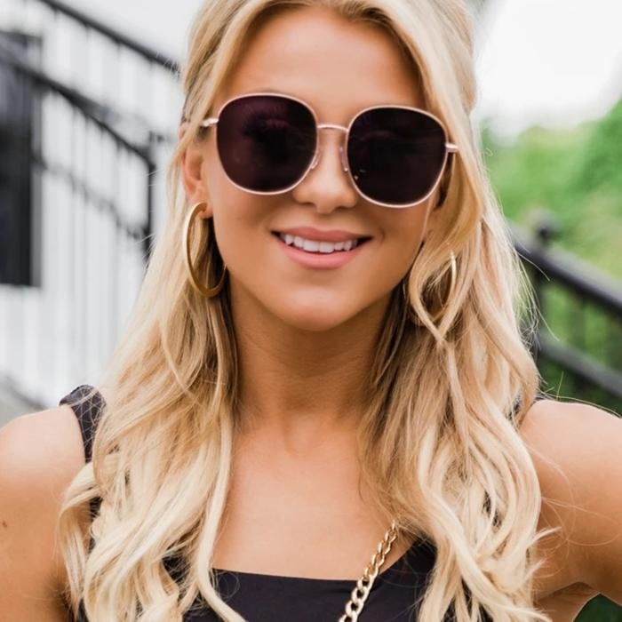 Smoke In Mirrors Square Metal Sunglasses Smoke