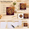 12pcs Autumn Harvest Diamond Art Greeting Cards DIY 12 Pack with Envelopes