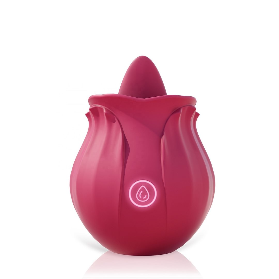 Pink Rose Toy Deluxe For Sex Licking Vibrator