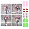 (US Local)4Pack Vase-Crystal Rhinestone Diamond Painting(30x30cm)