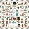 Sewing-14CT Counted Cross Stitch Kit(28*28cm)