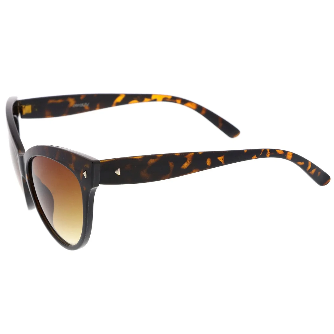 Women's Mod Oversize Horn Rimmed Cat Eye glasses 52mm