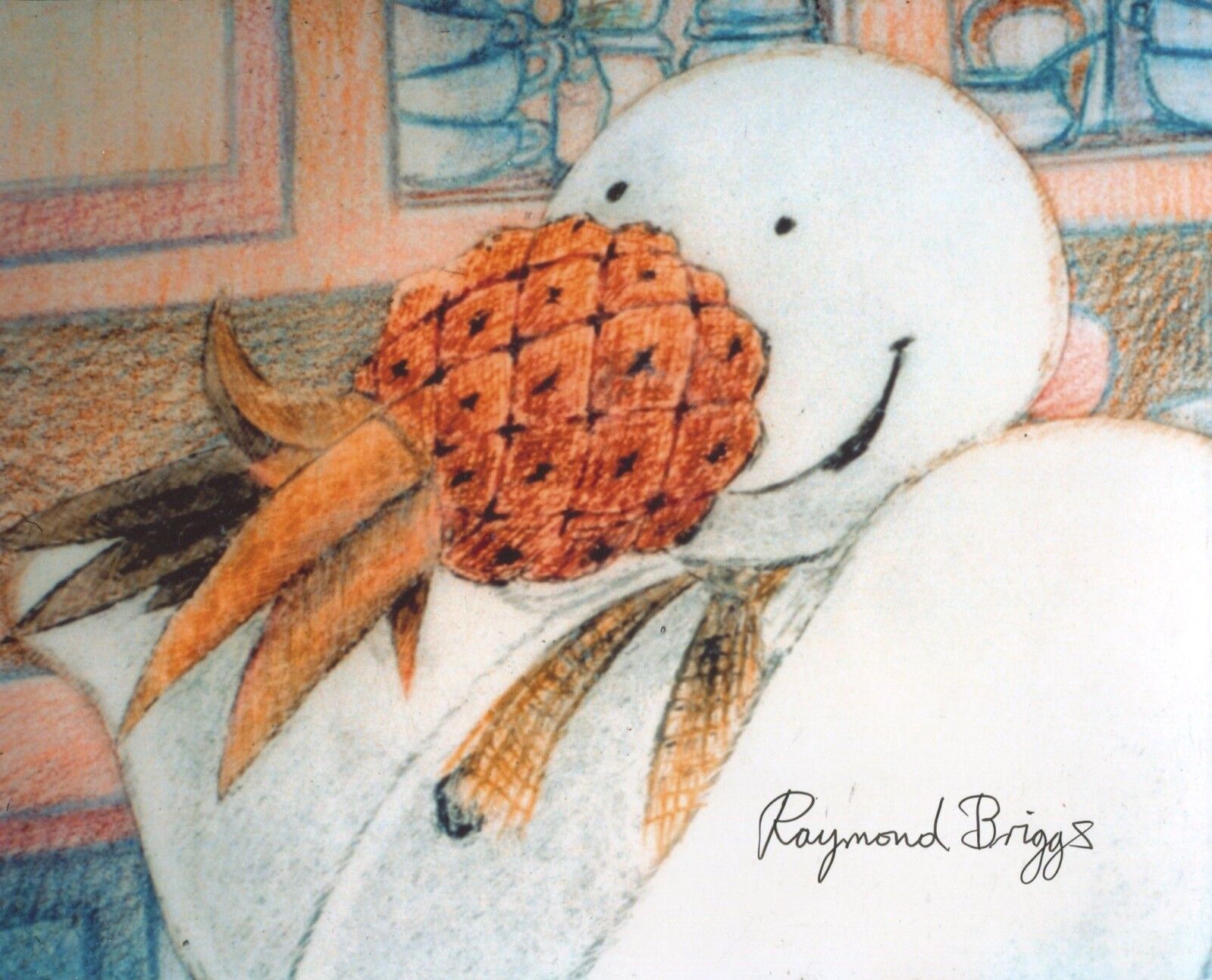 Raymond Briggs signed The Snowman 8x10 movie Photo Poster painting - UACC DEALER