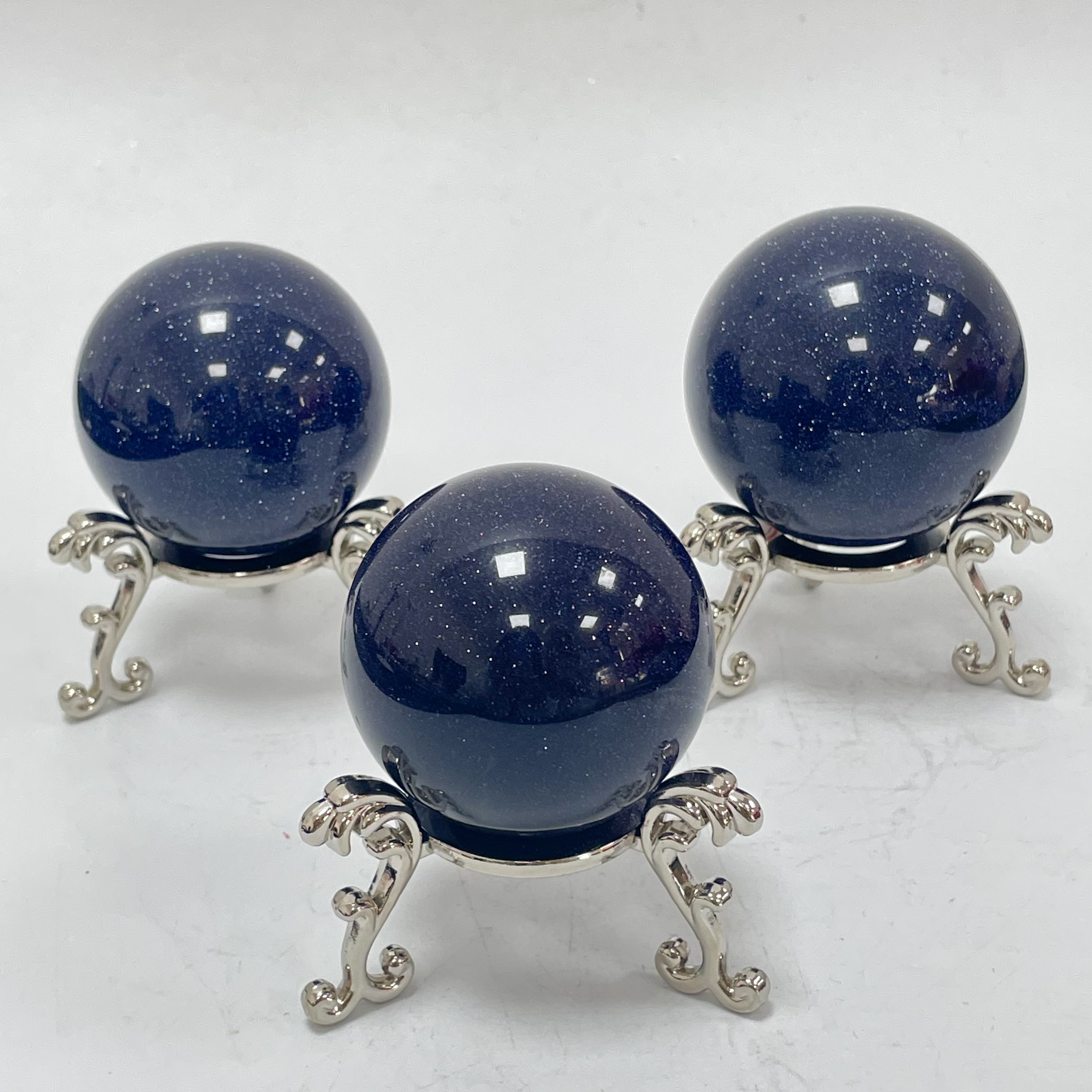Blue Sand Stone Sphere 1pcs