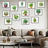12pcs Potted Plant 5D DIY Square Drill Diamond Painting Kits for Adults Beginners Home Decor Diamonds Paintings Gem Art 5.91x7.09in