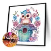 Owl-Crystal Rhinestone Diamond Painting