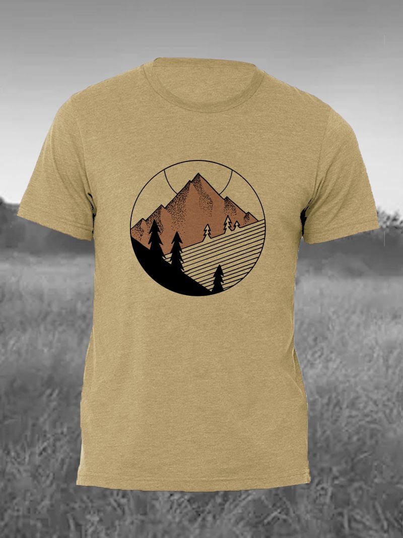 Mountain Graphic Men's T-Shirt in  mildstyles