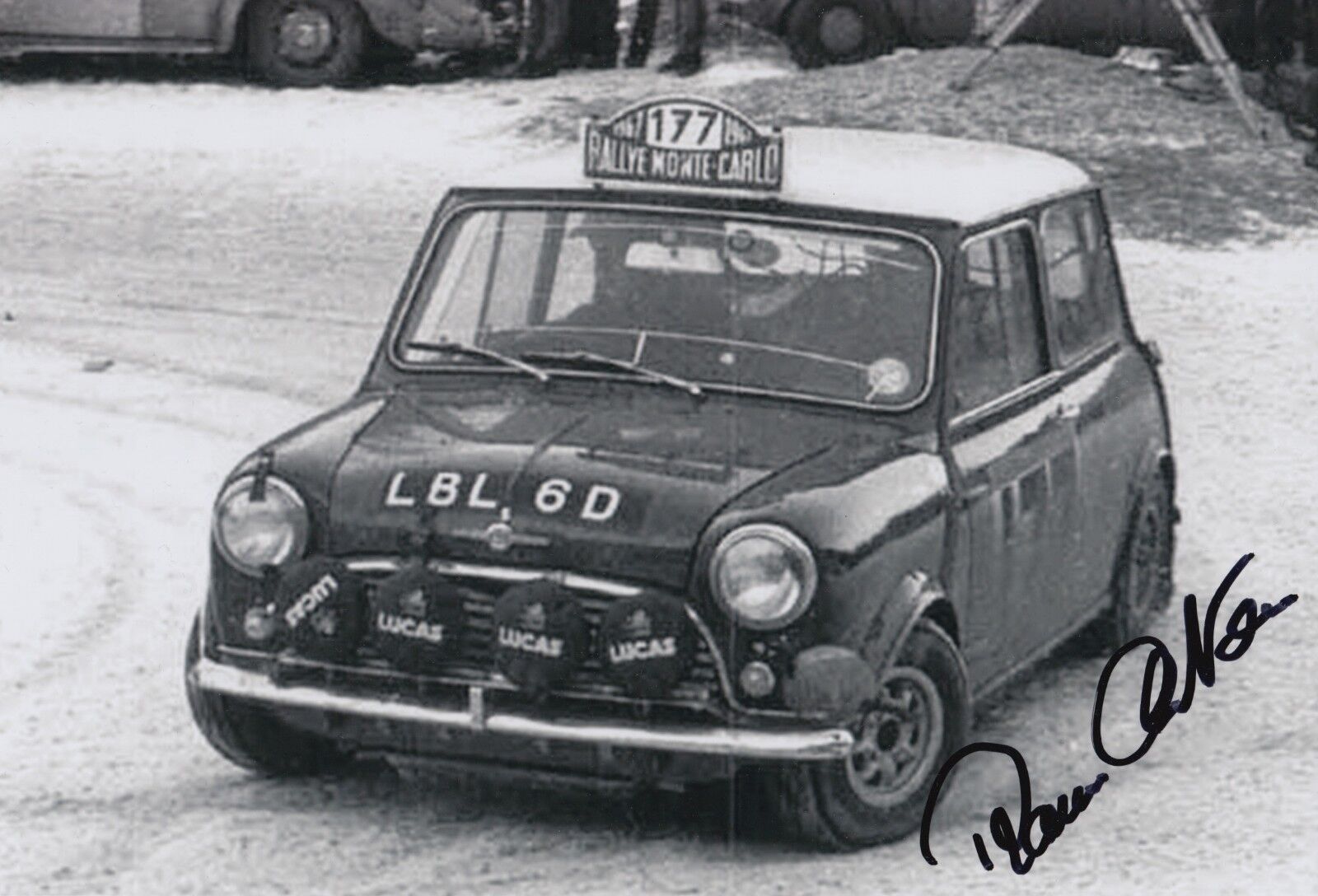 Rauno Aaltonen Hand Signed 12x8 Photo Poster painting Mini Rally 4.