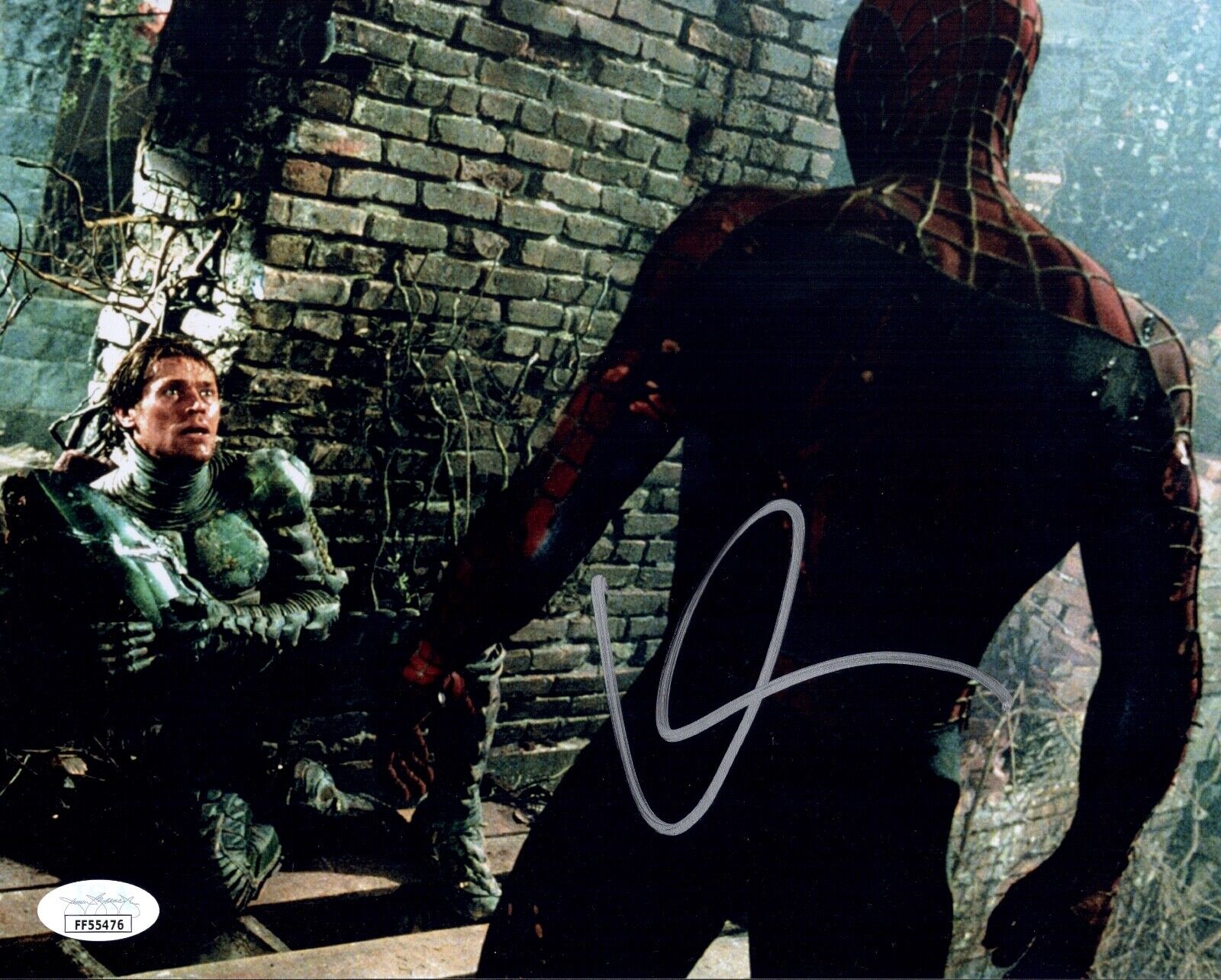 WILLEM DAFOE Signed GREEN GOBLIN 8x10 SPIDER-MAN Photo Poster painting Autograph JSA COA